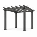 Pergola en Bois Massif Gris 300x300 cm