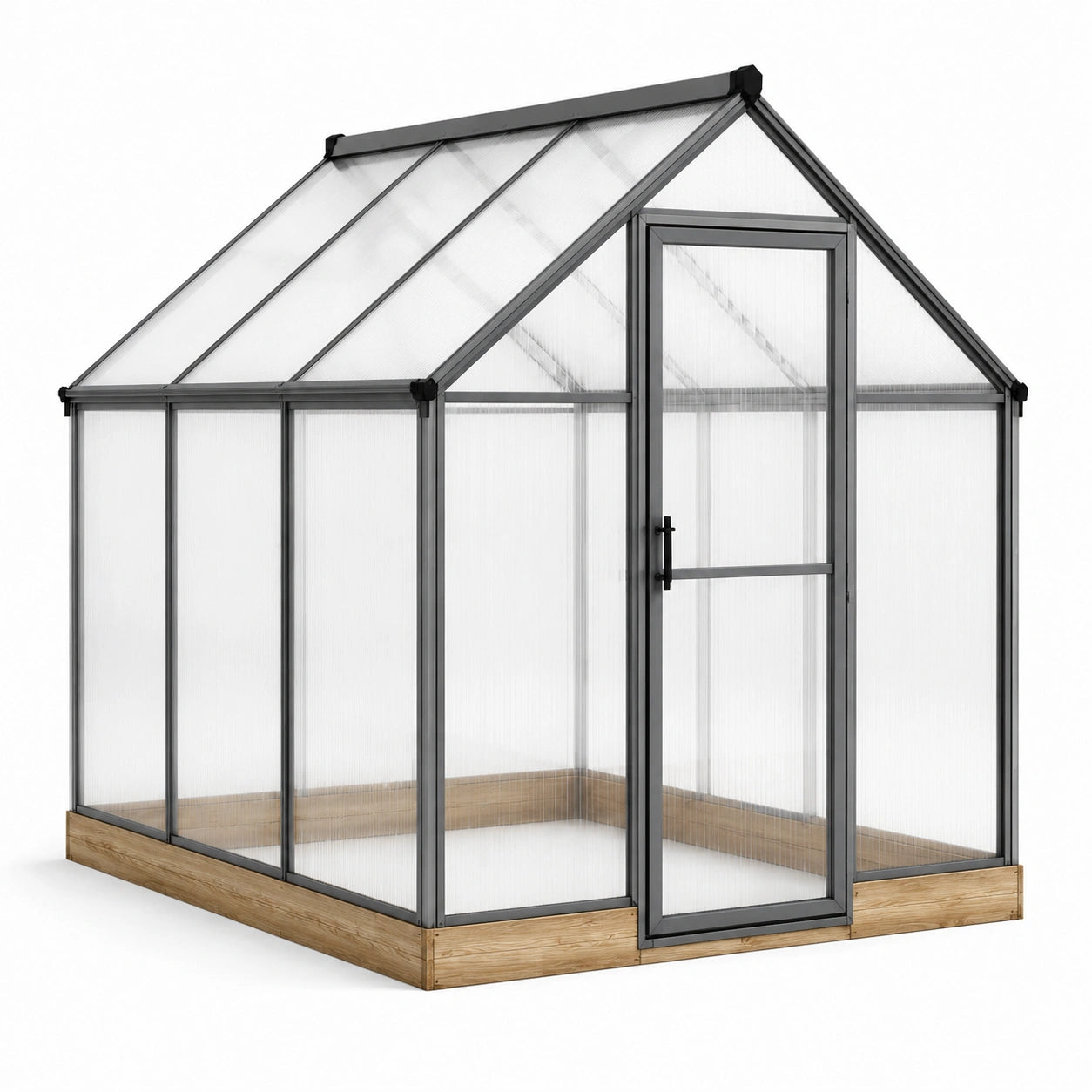 Serre de jardin en aluminium et polycarbonate 300x200x220 cm